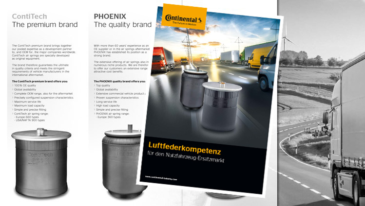 Continental Imagebroschüre Luftfedersysteme Ersatzgeschäft
