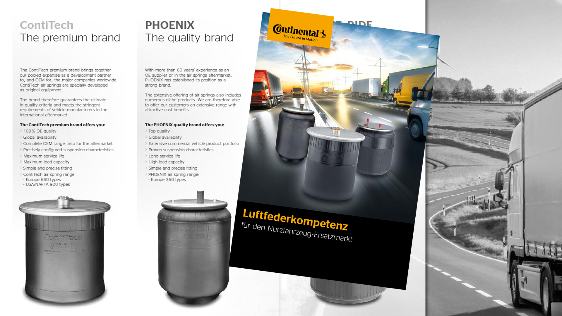 Continental Imagebroschüre Luftfedersysteme Ersatzgeschäft